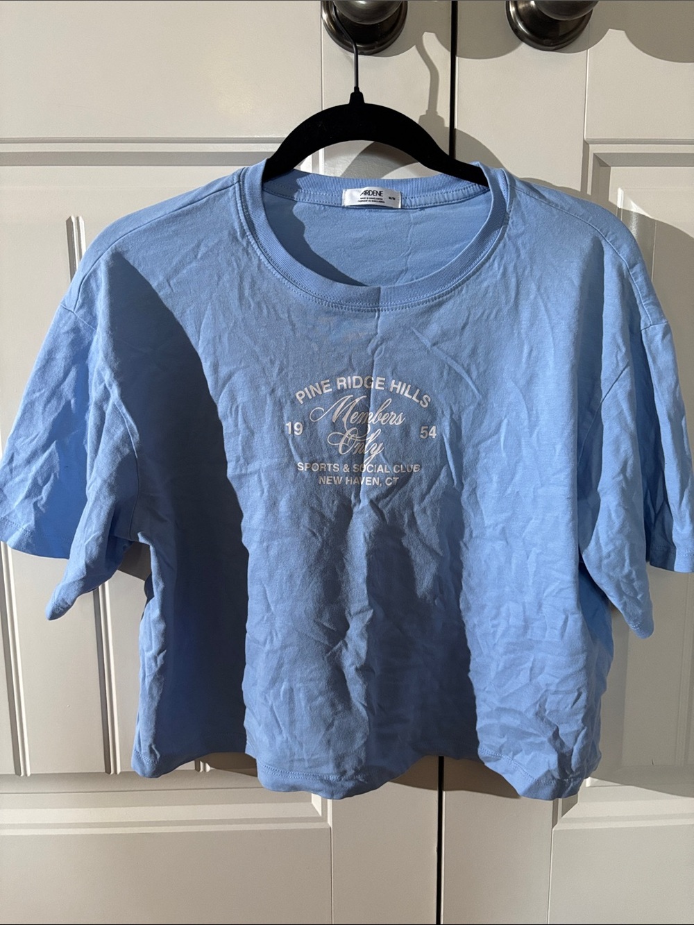 Ardene Light Blue Graphic Short Sleeve Tee